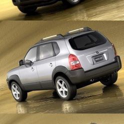 3D model Hyundai Tucson 2005