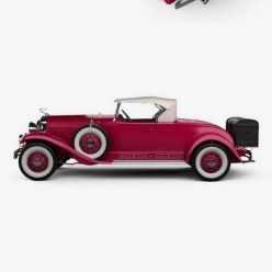 3D model Cadillac V-16 Roadster 1930