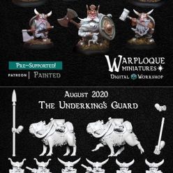 3D model Warploque Miniatures - The Underkings Guard – 3D Print