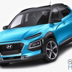 3D model Hyundai Kona 2018