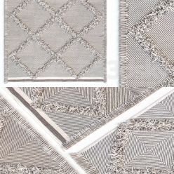 3D model Carpet nuLOOM Devon Diamond Trellis Tassel Shag Rug