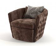 3D model Armchair Giorgio Collection Lifetime Eva