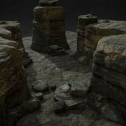3D model Rocks set (fbx)