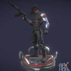 3D model Winter Soldier Figure – 3D Print