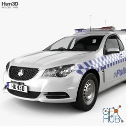 3D model Hum3D – Holden Commodore ute Evoke Police 2013