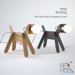 3D model Get out dog lamps by eno studio