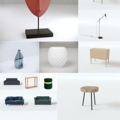 3D model SketchUp 3D Models Collection of Interior Furniture 2020