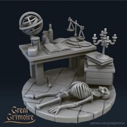 3D model Necromancer - Fantasy Miniature – 3D Print
