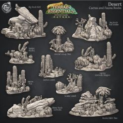 3D model Desert Terrain Set – 3D Print