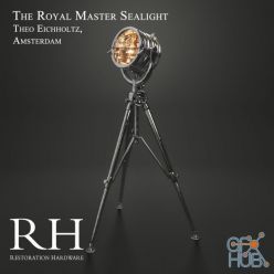 3D model RH Royal Master Sealight Floor Lamp