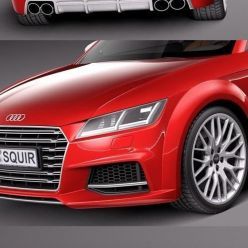 3D model Car Audi TTS Coupe 2015