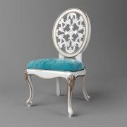 3D model Classic carved chair