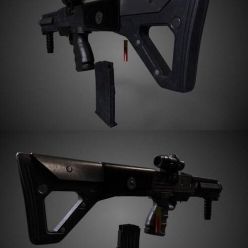 3D model Shotgun Model (Gameready, Rigged)