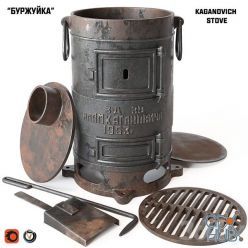 3D model Barge Kaganovich Stove Kaganovich Stove