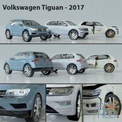 3D model Volkswagen Tiguan car