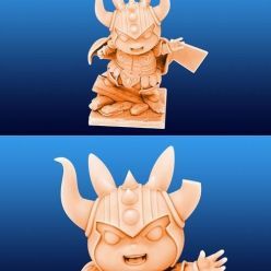 3D model ﻿Pikachu Aldebaran – 3D Print