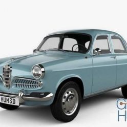 3D model Hum 3D Alfa Romeo Giulietta Berlina 1955