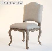 3D model Dining chair Devonshire With Lion Off White Linen by Eichholtz