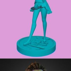 3D model Natsuki - Doki Doki Literature Club and Little Kerrigan Prime – 3D Print