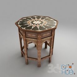 3D model Islamic Table