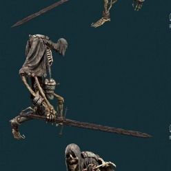 3D model Ancient Skeleton Warrior PBR