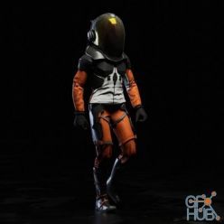 3D model ArtStation Marketplace – Astronaut for Concept Art