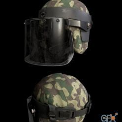 3D model Kiver-M Helmet PBR