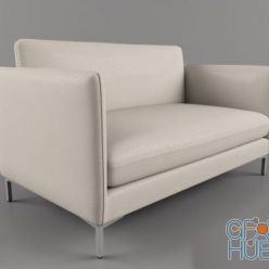 3D model Modern sofa Flatiron