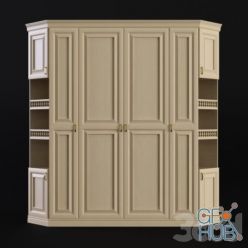 3D model Cherry wood cabinet