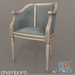 3D model JNL Chambord armchair