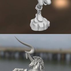 3D model Lina Inverse Slayers D&D and Ixion Final Fantasy X D&D – 3D Print
