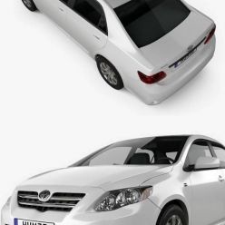 3D model Toyota Corolla 2010 Hum 3D