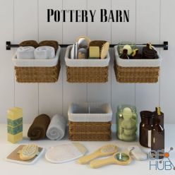 3D model Pottery Barn for bath (max, fbx)