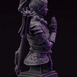 3D model Thalia The Monk - Bust
