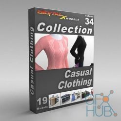 3D model DigitalXModels – Volume 34 – Casual Clothing