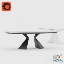 3D model Bonaldo Prora dining table