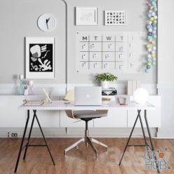 3D model IKEA HOME OFFICE