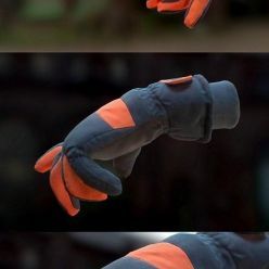 3D model Scanned Gloves (max, fbx, obj)