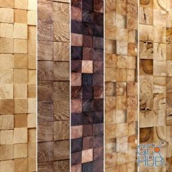 3D model Wooden mosaic. Collection