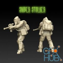 3D model Stalker Zone Sniper – 3D Print