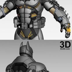 3D model Cold Cold Heart Arkham Origins Batman XE Full Body Armor Suit Batsuit – 3D Print