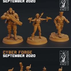 3D model Cyber Forge September 2020 – 3D Print