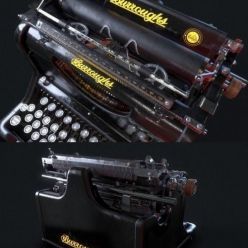 3D model Typewriter PBR