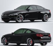 3D model BMW 4 modern car series 2013