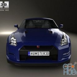 3D model Nissan GT-R (R35) 2013 car