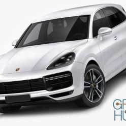3D model Porsche Cayenne Turbo 2018