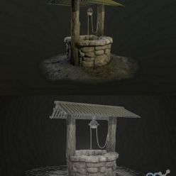 3D model Old Well PBR
