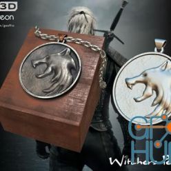 3D model Witchers Pendant – 3D Print