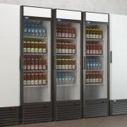 3D model Refrigerators Capri with drinks
