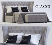 3D model Bed and pouf Desire Ciacci